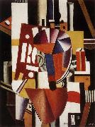 Fernard Leger Pressman oil painting